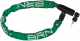 LU 130 V  Lucchetto a catena Blindo 80 cm x 6 mm maglia tonda rivestito in tessuto VERDE